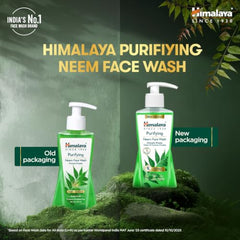 Himalaya Purifying Neem Face Wash | With 5 Parts of Neem & Turmeric | Clears & Prevents Pimples & Acne | Clinically Proven Formula | For Oily & Acne Prone Skin ||For Men and Women| 400ml
