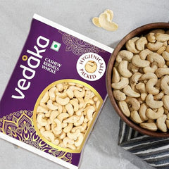 Amazon Brand - Vedaka Whole Cashews | 1 Kg | Grade W320 Kaju Nuts | Gluten-Free & Plant Based Protein | Firm Texture, Rich Taste | Healthy Snack