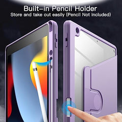 JETech 360° Rotating Case for iPad 9th/8th/7th Gen 10.2", Black