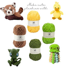 NESTNHAVEN , Plush & Cuddly Sets 2.0 , Chenille Yarn Supersoft Hand Knitting Wool Ball, set of 4 , 400 grams (1 Ball/100 Gram Each) Suitable for Craft, Babywear, Toys , Baby Blankets , 5 Bulky, Shades - NNHS 2.0 (Set 26 baby Pink , lilac , hot pink…