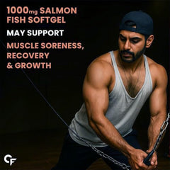 Carbamide Forte Multivitamin Tablet for Men with Probiotics & Salmon Omega 3 fish Oil Capsules | Salmon Fish Oil Omega 3 Capsule 1000mg and Multivitamin Tablets Combo | 60 Tablets + 60 Softgels