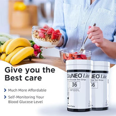K-life GluneoLite Blood Glucose Sugar Testing 100 Strips