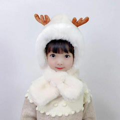 SYGA Baby Winter Beanie Hat Animal Shaped Warm Cap and Scarf (2-6 Year)