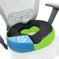 Sleepsia Donut Pillow for Tailbone Pain |1 Year Warranty| Coccyx Seat Cushion for Chair-Hemorrhoid& Piles Pillow-Car Seat Donut Cushion Hemorrhoids Fistula Prostate Post Relief (Memory Foam)