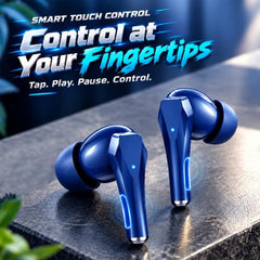 Kratos TW02 Ear Buds Wireless with 60H Playtime, Noise Isolation & Clear Calls, Bluetooth Earbuds with Voice Assistant, Ear Buds with Bluetooth V 5.3 & with Type C Fast Charging, IPX5 TWS Earphones