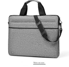 MOMISY Unisex-adult Laptop Bag for Men & Women I Office Bags I Travel Bags I Carry Handles with Adjustable Strap (14.1 inch, Grey)