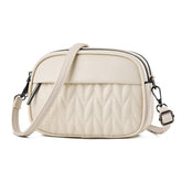 SYGA Women Small Bag Cross-Border Foreign Diamond Shoulder Bag(White)