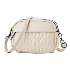 SYGA Women Small Bag Cross-Border Foreign Diamond Shoulder Bag(White)