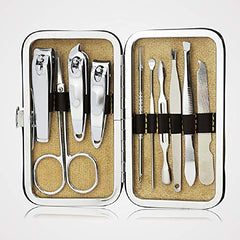 SYGA Stainless Steel Nail Clippers Professional Grooming Kit for Man Woman