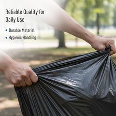 Amazon Brand - Presto! Garbage Bags | XXXL | 30 Count | 10 Bags x 3 Rolls | 42 x 48 In | For Dry & Wet Waste | Black