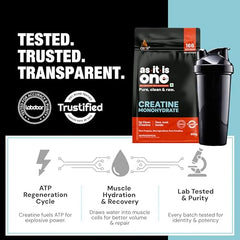 AS-IT-IS One Creatine Monohydrate - 100g Unflavoured I Micronised