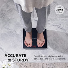 BMI Smart Digital Weighing Scale for Body Weight, Rechargeable Bathroom Scale With Body Fat Measurement - Gripit Advanced Smart Scale (Grayish Green)