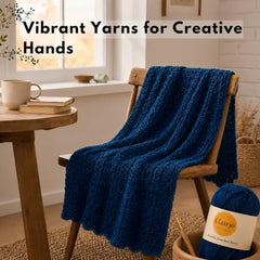 Classyo Acrylic Yarn for Crocheting (100gms x 1 Ball, 4ply) | Soft Wool Crochet Thread | Acrylic Hand Knitting Yarn | Wool for Crochet | For Sweater, Scarf, Hat, Baby Clothes, Purse, Gift Bags and DIY Crafts (Butter, Pack of 1)