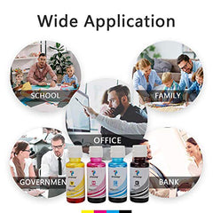 proffisy GT51 GT52 Ink Refill Dye Ink, YCM+1PCS Black - Ink Tank GT5810