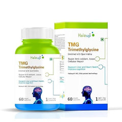 Haleup USA TMG 98% Pure Trimethylglycine (TMG) Supplement | Supports Energy, Heart & Liver Health, Metabolism & NMN Synergy |Pack of 4 X 60s (240 capsules)