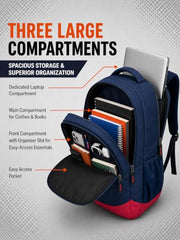 Lunar's Bingo - 48 L Laptop Bags | Laptop backpack for men | Laptop bag 15.6 inch | School bags | College bag for boys | Office backpack for men | Travel backpack with 1 Year Warranty
