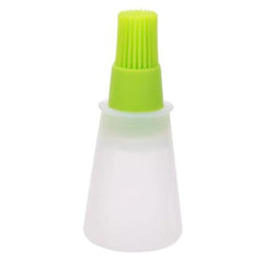 SYGA 1 Silicone Cooking Oil Bottle with Basting Brush (Assorted Colour)