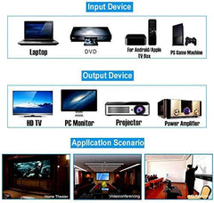 BKC 4K HDMI Audio Extractor Dual Format Sound Splitter Converter Box
