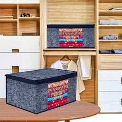 Kuber Industries Clothes Organizer For Wardrobe (Pack of 3 Each) 2-in-1 Combo Storage Organizer For Saree and Blouse - Dress Organizer For Wardrobe - Saree Covers With Zip (Maroon)