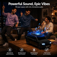 Toy Imagine Bluetooth Toy Car Speaker, Multicolor