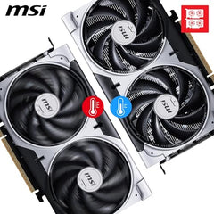 MSI GeForce RTX 5060 8G Ventus 2X OC Graphic Card - NVIDIA GeForce RTX 5060 GPU, 8GB GDDR7 128-bit Memory, 28 Gbps, PCI Express Gen 5 x16 Interface, Upto 2527 MHz, TORX Fan 5.0
