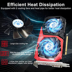 ZER-LON Gaming GeForce GTX 1660 Super Graphics Card, 6GB GDRR6 192Bit PCIE 3.0X16 and 1530 Mhz Gpu Clock, Dual Freeze Fans Video Card with HDMI/DP/DVI Ports Support 4K and 8K HD for Computer PC Gaming