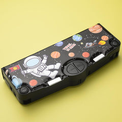SYGA Children's Compass with Cute cat Design Pencil Box for Boys and Girls, Primary School Students, Multi-Functional