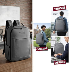 Storite Premium 15.6 Inch Laptop Backpack for Men & Women (Grey)