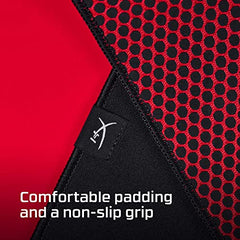HyperX Pulsefire Mat Gaming Mouse Pad - Large - Precise Cloth Surface - Anti-fray Flush Stitching - Non-Slip Rubber Base (4Z7X4AA)