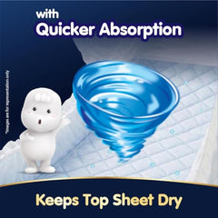 Mamypoko pants All night absorb| Pant Style Baby Diapers Large Size(L), 124 Count,(62*2) Ideal for 9-14Kgs|1 Diaper= Upto All night Absorption|Wider Crisscross Sheet|Gentle Coco Care| 12hr Leakage Protection| Prevents Heaviness.