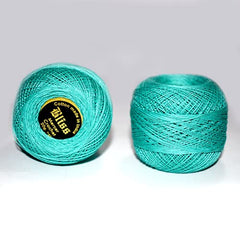 Dhruv Crafts Crochet Cotton Thread Yarn for Cross Stitch, Knitting, Embroidery & Craft Projects, Mercer Crochet Thread Ball, Shade B25 Red, 20 Gram, 0.5 MM Thickness, Sewing & DIY Supplies