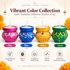 BUC Tulsi Diya for Diwali Decoration | Colourful Wax Candle | Set of 24 | Tulsi Shape Wax water bowl floaters | Festive home decor & gifting under budget | diwali decoration for home | fancy diyas