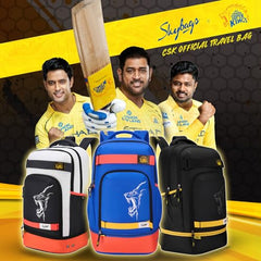 Skybags Namma 16.5" Compatible Laptop Backpack 40L | 2 Compartments with Quick-Access Front Pocket & Rain Cover | Tablet Sleeve & Side Bottle Pocket | CSK Travel Backpack for Men & Women (Black)