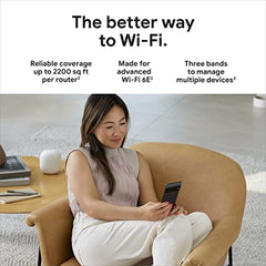 Google Nest Wifi Pro Mesh Router (4 Pack of Routers) White