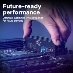 Crucial RAM 32GB DDR5 5600MT/s (or 5200MT/s or 4800MT/s) Desktop RAM Memory CT32G56C46U5
