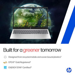 HP 15 Smartchoice, Intel Core Ultra 5 125H 12 TOPS, 24GB DDR5 (Upgradeable) 1TB SSD,Anti-Glare, FHD, 15''/39.6cm,Win11, M365*Office24, Silver, 1.65kg, FD1458TU, FHD Camera w/Shutter, Backlit AI Laptop