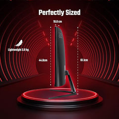acer ED270 Z 27 Inch Full HD 1500 R Curved Gaming Backlit LED LCD Monitor I 1MS VRB, 280Hz Refresh Rate I AMD Freesync Premium I HDR10 I 2 x HDMI(2.0) 1 x DP(1.4), Audio Out I 2W x 2 Speakers I Black