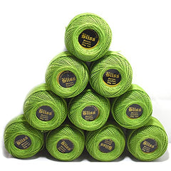 Dhruv Crafts Crochet Cotton Thread Yarn for Cross Stitch, Knitting, Embroidery & Craft Projects, Mercer Crochet Thread Ball, Shade B25 Red, 20 Gram, 0.5 MM Thickness, Sewing & DIY Supplies