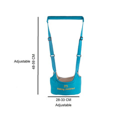 SYGA Handheld Baby Walker with Harness, Adjustable Walking Assistant Helper for Infant Child (Age 6 Months to 24 Months),Stand Up and Learn Walking, Sky Blue