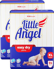 Little Angel Easy Dry Pull-Up Babies Diaper Pants With 12 Hrs Absorption Size, 84 Count, Above 15 Kgs - XXL (42 Count, Pack of 2)