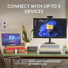 Logitech MX Anywhere 3S Compact Wireless Mouse with Free Adobe Subscription, Fast Scrolling, 8K DPI Any-Surface Tracking, Quiet Clicks, Programmable Buttons, USB C, Bluetooth - Graphite