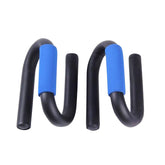 SYGA 1 Pair Push Up Bars Stand Press Pull with Antislip Foam Ergonomic Handles for Building Muscles Exercise Tool(Blue)