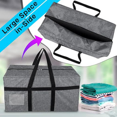 Storite Nylon Extra Large Size 129 L Multipurpose Underbed Storage Bag