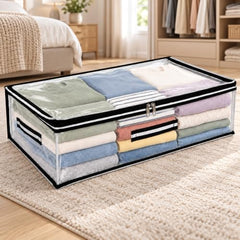 Storite Medium PVC Underbed Storage Bag with Handles Clear Window