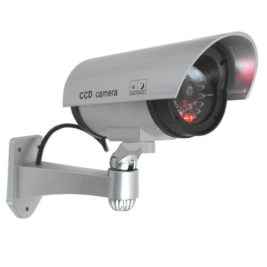 SYGA CCTV Security Fake/Dummy Camera Outdoor Bullet Camera with 1 Flashing Light