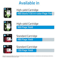 HP 682 2-Pack Black Original Ink Advantage Cartridges