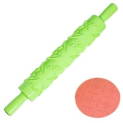 SYGA Sky Blue Butterfly Printing Portable Roller Cake Decorating Baking Mould Fondant Tool