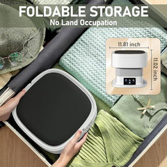 Semi Automatic Folding 2kg Top Loading Mini Washing Machine with Dryer Deep Cleaning for Underwear Washing Machine Clothes