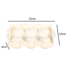 SYGA 6 Ice Balls Ice Hockey Ice Mould Ice Maker Large Ice Hockey Mold (White)