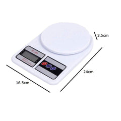 SYGA Lightweight 10kg Digital Kitchen Scales Food Scale Cooking Tools(White)
